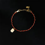 Fortune Jewel 925 Sterling Silver Red String Good Luck Bracelet - Fortune Jewel