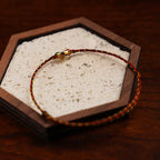 Fortune Jewel Handmade Copper Coins Charm Connection Braided String Adjustable Bracelet Anklet - Fortune Jewel