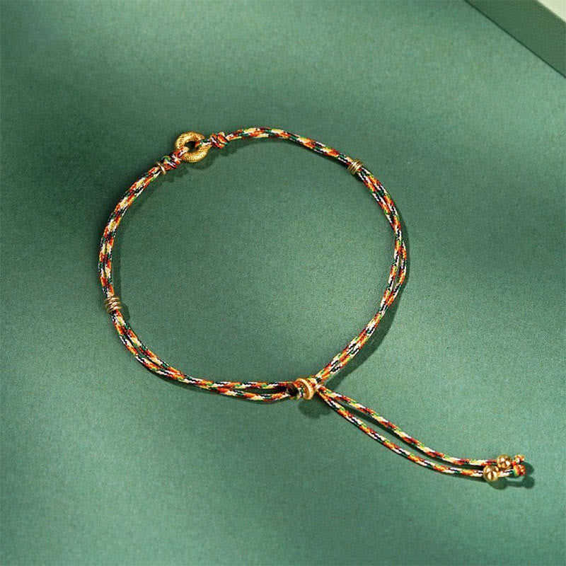 Fortune Jewel Handmade Peace Buckle Multicolored Child Adult Fortune Bracelet - Fortune Jewel