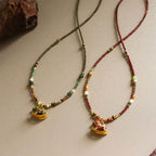 Fortune Jewel Year Of The Horse Copper Tiger Eye Various Beads Balance Necklace Pendants - Fortune Jewel