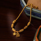 Fortune Jewel 24k Gold Plated Brass Fu Character Lucky Charm Blessing Bracelet - Fortune Jewel