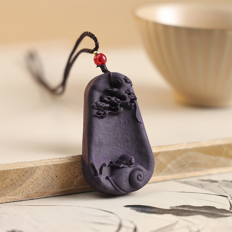 Fortune Jewel Fox Mask Butterfly Taotie Peace Buckle Fortune Necklace Pendant - Fortune Jewel