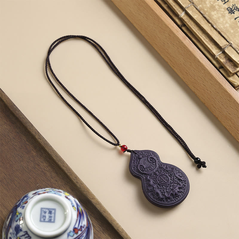 Fortune Jewel Fox Mask Butterfly Taotie Peace Buckle Fortune Necklace Pendant - Fortune Jewel