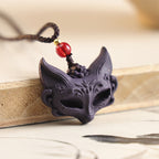 Fortune Jewel Fox Mask Butterfly Taotie Peace Buckle Fortune Necklace Pendant - Fortune Jewel