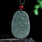 Fortune Jewel Chinese Zodiac Jade Year of the Horse Luck Rope Necklace Pendant Fortune Jewel