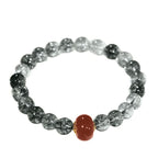 Fortune Jewel Green Phantom Red Agate Positive Bracelet - Fortune Jewel