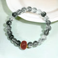 Fortune Jewel Green Phantom Red Agate Positive Bracelet - Fortune Jewel