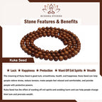 Fortune Jewel Kuka Seed Green Phantom Ward Off Evil Spirits Bracelet - Fortune Jewel