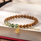 Fortune Jewel Kuka Seed Green Phantom Ward Off Evil Spirits Bracelet - Fortune Jewel