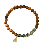 Fortune Jewel Kuka Seed Green Phantom Ward Off Evil Spirits Bracelet - Fortune Jewel