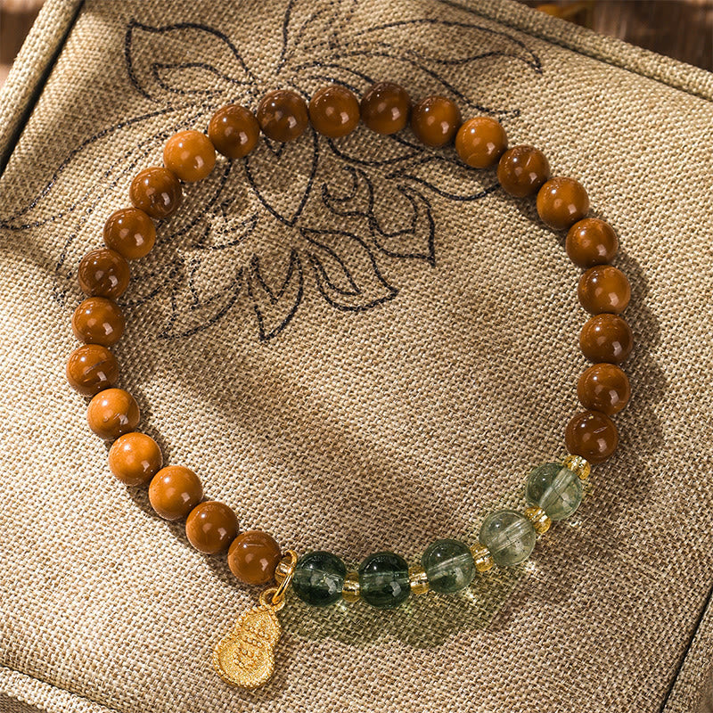 Fortune Jewel Kuka Seed Green Phantom Ward Off Evil Spirits Bracelet - Fortune Jewel