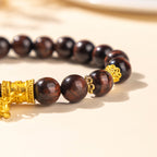 Fortune Jewel Various Tiger Eye Alloy Balance Bracelet - Fortune Jewel