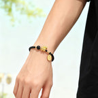 Fortune Jewel 999 Sterling Silver Year Of The Horse Peaceful And Rich Success String Bracelet - Fortune Jewel