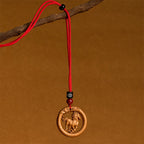 Buddha Stones Peach Wood Chinese Zodiac Year Of The Horse Ward Off Evil Spirits Necklace Pendants - Fortune Jewel
