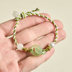 Buddha Stones Braided Rope Peace Buckle Love Calm Bracelet - Fortune Jewel