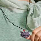 Fortune Jewel Fox Mask Butterfly Taotie Peace Buckle Fortune Necklace Pendant - Fortune Jewel