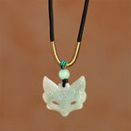 Fortune Jewel Fox Mask Prosperity Luck Rope Necklace Pendant - Fortune Jewel