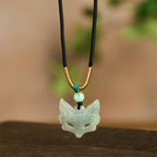 Fortune Jewel Fox Mask Prosperity Luck Rope Necklace Pendant - Fortune Jewel