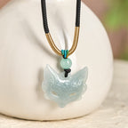 Fortune Jewel Fox Mask Prosperity Luck Rope Necklace Pendant - Fortune Jewel