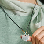 Fortune Jewel Fox Mask Prosperity Luck Rope Necklace Pendant - Fortune Jewel
