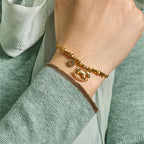 Fortune Jewel Chinese Zodiac Year Of The Horse 24k Gold Plated Copper Coin Luck Bracelet - Fortune Jewel