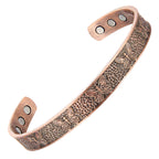 Fortune Jewel Copper Open Butterfly Balance Self Care Adjustable Cuff Bracelet Bangle - Fortune Jewel