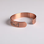 Fortune Jewel Year Of The Horse Copper Open Self Care Cuff Bracelet Bangle - Fortune Jewel