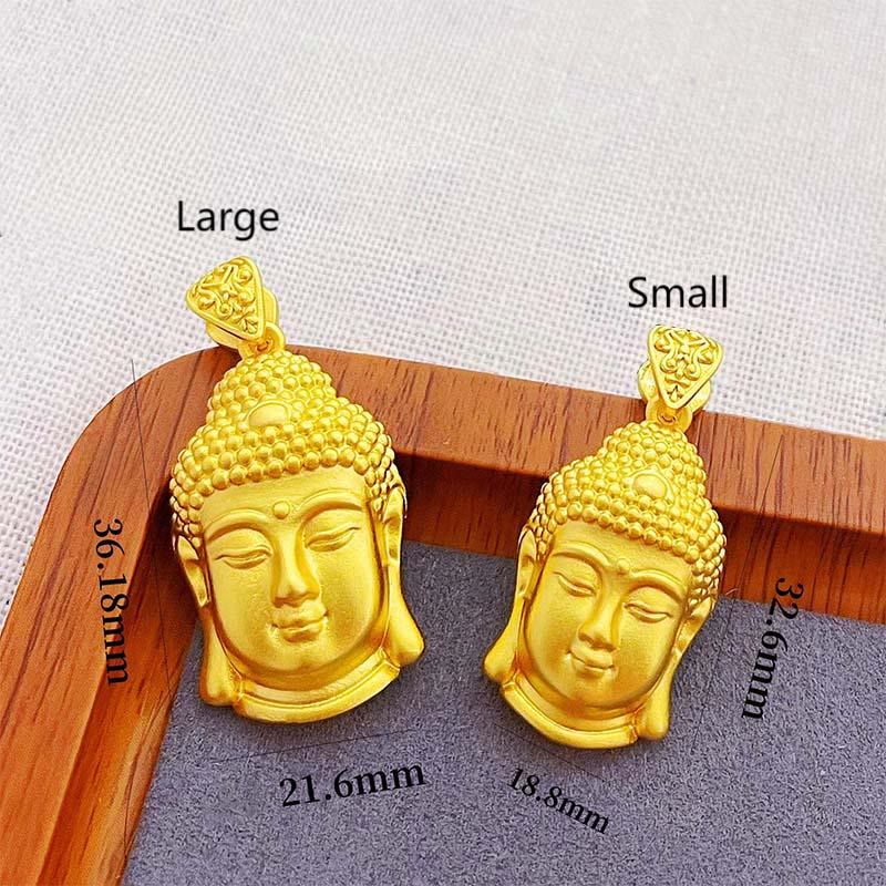 Fortune Jewel 24k Gold Plated Brass Buddha Symbol Braided Cord Serenity Necklace Pendant - Fortune Jewel