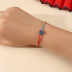 Fortune Jewel Colored String Hand-woven Knots Strength Bracelet - Fortune Jewel