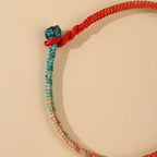 Fortune Jewel Colored String Hand-woven Knots Strength Bracelet - Fortune Jewel