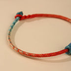 Fortune Jewel Colored String Hand-woven Knots Strength Bracelet - Fortune Jewel