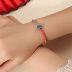 Fortune Jewel Colored String Hand-woven Knots Strength Bracelet - Fortune Jewel