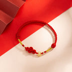 Fortune Jewel Ruyi Knot Copper Coin Braided Protection Bracelet - Fortune Jewel