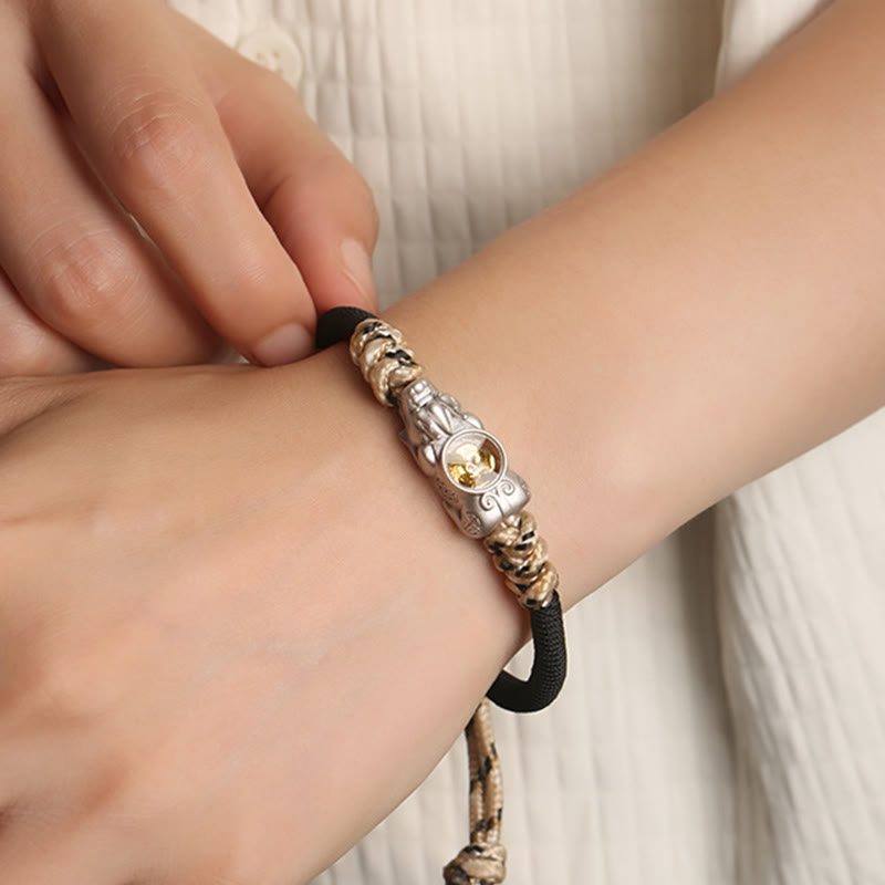 Fortune Jewel Pi Xiu Wealth Luck Hand-woven Rope Bracelet - Fortune Jewel