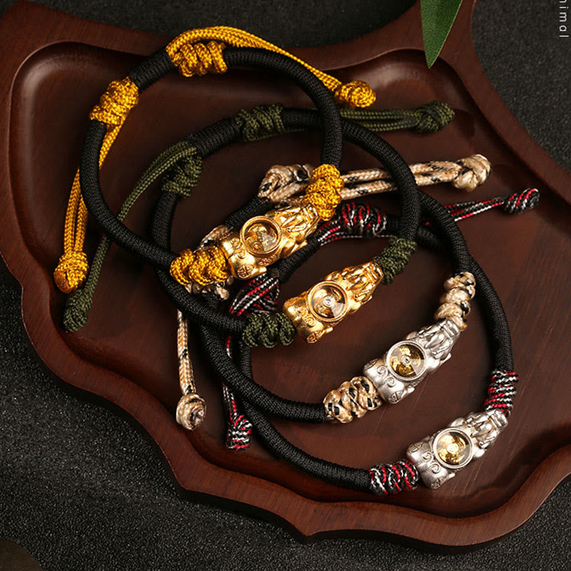 Fortune Jewel Pi Xiu Wealth Luck Hand-woven Rope Bracelet - Fortune Jewel