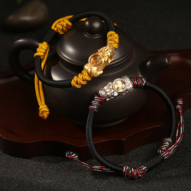Fortune Jewel Pi Xiu Wealth Luck Hand-woven Rope Bracelet - Fortune Jewel