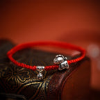 Fortune Jewel 999 Sterling Silver Year Of The Horse 925 Sterling Silver Bell String Luck Child Adult Bracelet Anklet - Fortune Jewel
