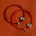 Fortune Jewel 999 Sterling Silver Year Of The Horse 925 Sterling Silver Bell String Luck Child Adult Bracelet Anklet - Fortune Jewel