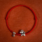 Fortune Jewel 999 Sterling Silver Year Of The Horse 925 Sterling Silver Bell String Luck Child Adult Bracelet Anklet - Fortune Jewel