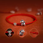 Fortune Jewel 999 Sterling Silver Year Of The Horse 925 Sterling Silver Bell String Luck Child Adult Bracelet Anklet - Fortune Jewel