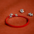Fortune Jewel 999 Sterling Silver Year Of The Horse 925 Sterling Silver Bell String Luck Child Adult Bracelet Anklet - Fortune Jewel