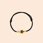 Fortune Jewel Formless Buddha Lotus Knot Red String Protection Braided Bracelet - Fortune Jewel