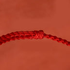 Fortune Jewel Cinnabar Peace Buckle Handmade String Adjustable Blessing Bracelet Anklet - Fortune Jewel