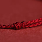 Fortune Jewel 999 Sterling Silver Copper Coin Charm Handmade String Strength Bracelet Anklet - Fortune Jewel