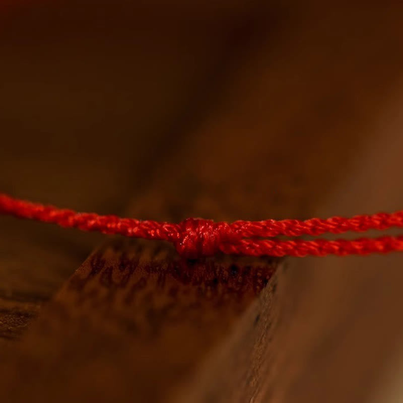 Fortune Jewel Gourd Hetian Jade Red String Prosperity Bracelet Anklet - Fortune Jewel