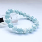 Fortune Jewel Natural Larimar Wisdom Confidence Bracelet