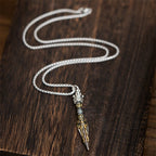 Fortune Jewel Tibetan Vajra Vajrakila Copper Healing Spiritual Power Necklace Pendant - Fortune Jewel