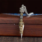 Fortune Jewel Tibetan Vajra Vajrakila Copper Healing Spiritual Power Necklace Pendant - Fortune Jewel