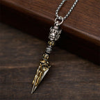 Fortune Jewel Tibetan Vajra Vajrakila Copper Healing Spiritual Power Necklace Pendant - Fortune Jewel