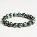 Fortune Jewel Natural Seraphinite Round Emotional Balance Beaded Bracelet - Fortune Jewel